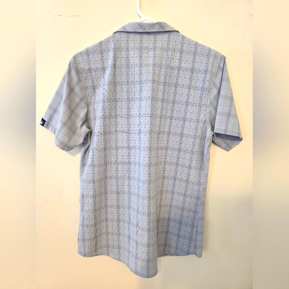 Men's Rabbit Light Blue High Country Short Sleeve Running Shirt - Picture 2 of 6